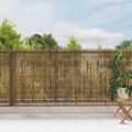 vidaXL Bambusový plot 300 x 125 cm Bambus Prírodná