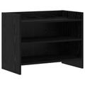vidaXL TV skrinka 60 x 33 x 47 cm Čierny dub Kompozitné drevo