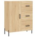vidaXL Vysoká skrinka dub sonoma 69,5x34x180 cm spracované drevo