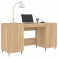 vidaXL Stôl dub somoma 140x50x75 cm kompozitné drevo