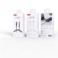 Kábel XO audio NB-R279A Lightning - jack 3,5mm 1,0m čierny