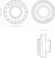 RF elements TPA-AMU-V3, TwistPort adaptér pro Mimosa B5x/B6x/C5x/C6x(LE)