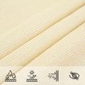 vidaXL Tieniaca plachta 160 g/m², krémová 6x6 m, HDPE