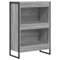 vidaXL Knižnica 60 x 30 x 86,5 cm Kompozitné drevo Sivý Sonoma