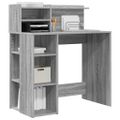vidaXL Stôl Sivý Sonoma Kompozitné drevo 90 x 48 x 101,5 cm