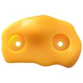 vidaXL Lezecká chytka 2 ks Žltá 100 x 67 x 43 mm PP