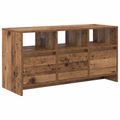 vidaXL TV skrinka 102 x 37,5 x 52,5 cm Dubové drevo Kompozitné drevo