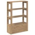 vidaXL Servírovacia skriňa dub artisan 30 x 80 x 119.5 cm