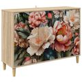 vidaXL Servírovacia skriňa BORNE Sonoma 102 x 33 x 75 cm