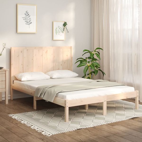 vidaXL Posteľ bez matraca 140x200 cm masívna borovica