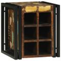 vidaXL Regál na víno 35 x 35 x 39 cm Masívne obnovené drevo