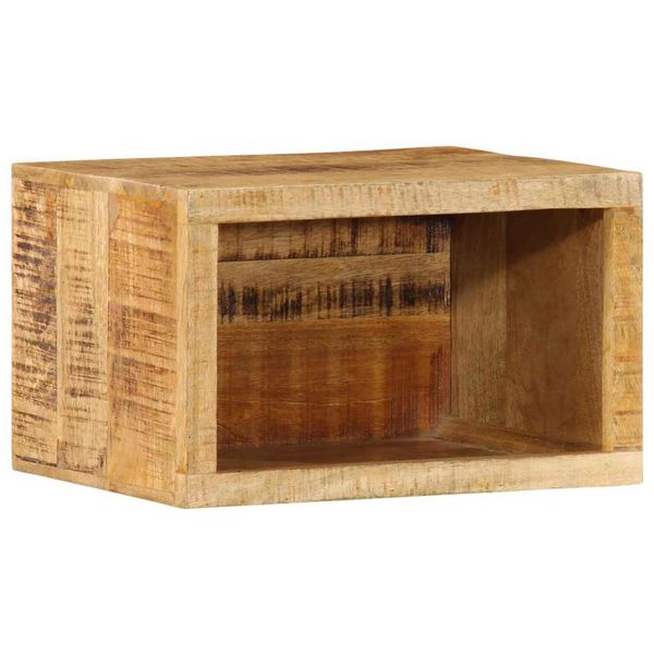 vidaXL Nočný stolík Hnedá 40 x 30 x 25 cm Masívne mango drevo