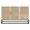 vidaXL Komoda biela 105x30x65 cm kompozitné drevo