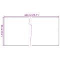 vidaXL Balkónová zástena čierna 600x90 cm polyratan