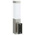vidaXL Exteriérové nástenné svietidlo 2 ks Strieborná 10,5 x 6 x 33 cm