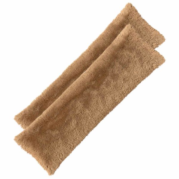 vidaXL Podložka s vankúšom HEERLEN Sivohnedá 40 x 145 cm PV fleece