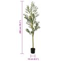 vidaXL Umelý olivovník 800 listov 200 cm zelený