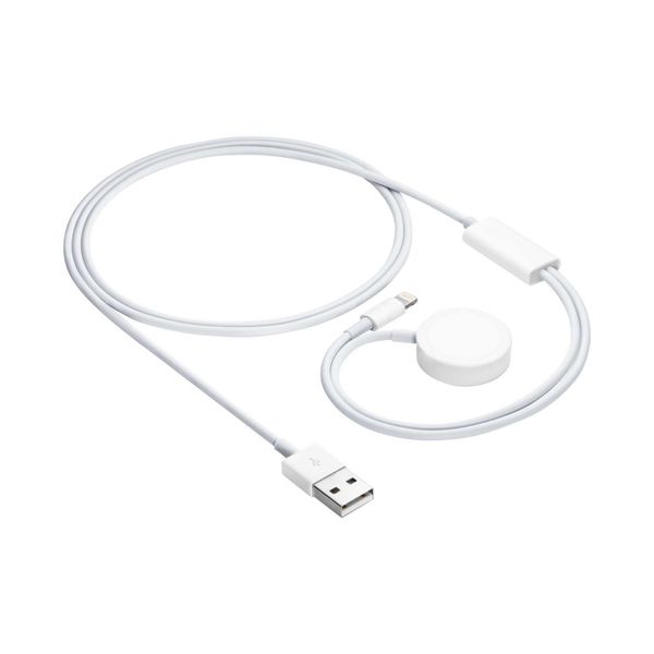 Nabíjací kábel Akyga Apple Watch Ultra 2 / Series 9/8/7/6/5/4/3/2/1 Lightning konektor AK-SW-43 1m