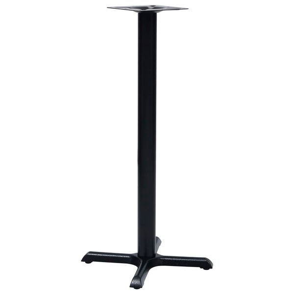 vidaXL Noha pre bistro stôl čierna 56x56x107 cm liatina