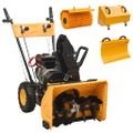 vidaXL Benzínová snehová fréza a zametač 4 v 1 6,5 HP