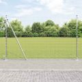 vidaXL Zvarené drôtené pletivo s betónovým základom 25 x 1,5 m