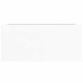 vidaXL Plávajúce nástenné police 4 ks, lesklé biele 50x23,5x3,8 cm, MDF