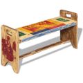 vidaXL Lavička Cola, recyklovaný masív 100x30x50 cm