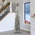 vidaXL Umelý vianočný stromček Zelená 240 cm PVC, oceľ a plast