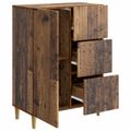 vidaXL Servírovacia skriňa so zásuvkou Staré drevo 66 x 34,5 x 90 cm