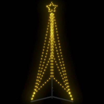 vidaXL LED vianočný stromček 483 LED teplá biela 240 cm