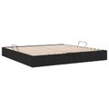 vidaXL Otomanový posteľný rám s úložiskom Čierny 200 x 200 cm látka
