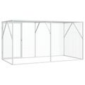 vidaXL Klietka pre vtákov Antracit 208 x 102 x 108 cm Pozinkovaná oceľ