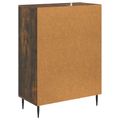 vidaXL Servírovacia skriňa so zásuvkou Dymový dub 66 x 34,5 x 89,5 cm