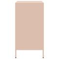 vidaXL Komoda ružová 68x39x73,5 cm oceľ valcovaná za studena