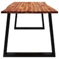 vidaXL Jedálenský stôl so živou hranou 180x90x75 cm masívna akácia