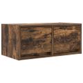 vidaXL TV skrinka, dymový dub 60x31x25,5 cm spracované drevo