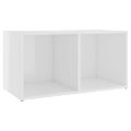 vidaXL TV skrinky 2 ks, lesklé biele 72x35x36,5 cm, kompozitné drevo