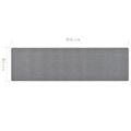 vidaXL Kobercový behúň tmavosivý 80x300 cm