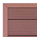 vidaXL Podlahový prvok pre solárnu sprchu/rebrík 101x63x5,5 cm drevoplast