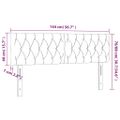 vidaXL Čelá postele 2 ks bledosivé 72x7x78/88 cm zamat