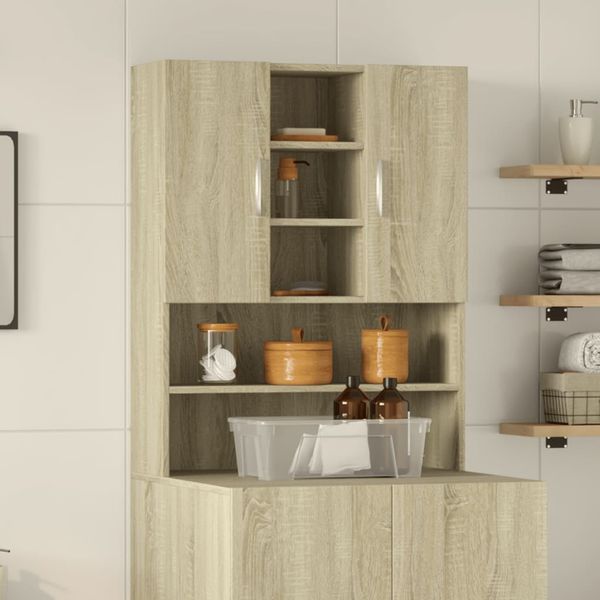 vidaXL Skrinka na práčku dub sonoma 70,5x24x90 cm