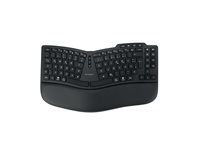 Klávesnica - dobíjacia - TKL - bezdrôtová - 2,4 GHz, Bluetooth - QWERTZ - nemecká - čierna