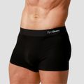 Pánske boxerky Soft 2Pack Black - GymBeam, veľkosť XL, veľkosť oblečenia XL