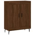vidaXL Vysoká skrinka hnedý dub 69,5x34x180 cm spracované drevo
