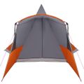 vidaXL Teepee stan pre 8 osôb 8 osoba Šedá a oranžová