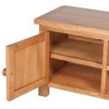 vidaXL TV skrinka 103x36x46 cm, dubový masív