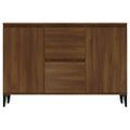 vidaXL Komoda hnedý dub 102x35x70 cm spracované drevo