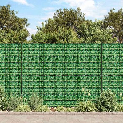 vidaXL PVC ochranná páska na ochranu súkromia 70x0,19 m zelená