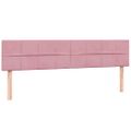 vidaXL Box Spring Posteľ s matracom Ružová 200x210 cm Zamat