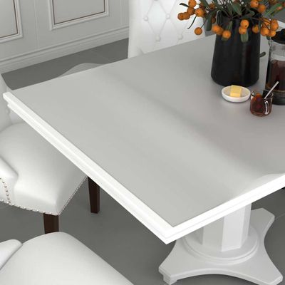 vidaXL Chránič na stôl, matný 90x90 cm, 1,6 mm, PVC